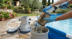 Manutenzione periodica e pulizia del filtro a cartuccia della piscina