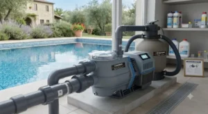 Pompa per piscina con tecnologia inverter e pannello di controllo digitale
