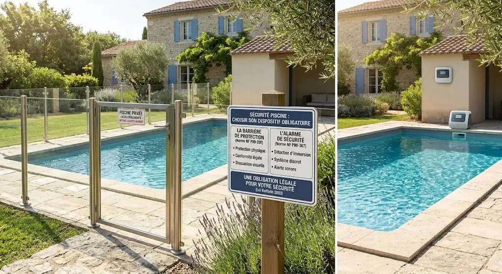 Comparatif entre barrière ou alarme piscine obligatoire en France