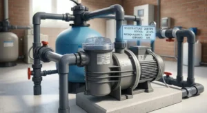 Pompa piscina professionale a velocita variabile con display digitale di controllo