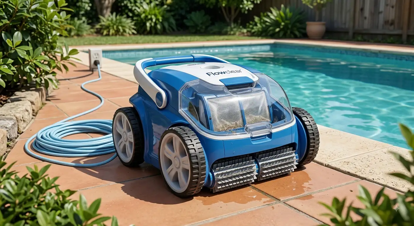 Panoramica del robot Bestway Flowclear per la pulizia della piscina nella recensione completa